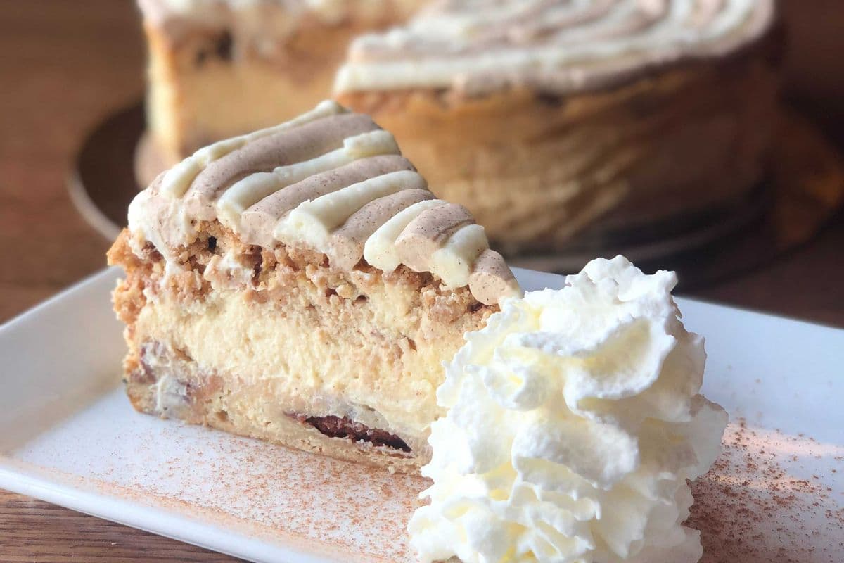 Whole 6” Cinnamon Bun Cheesecake