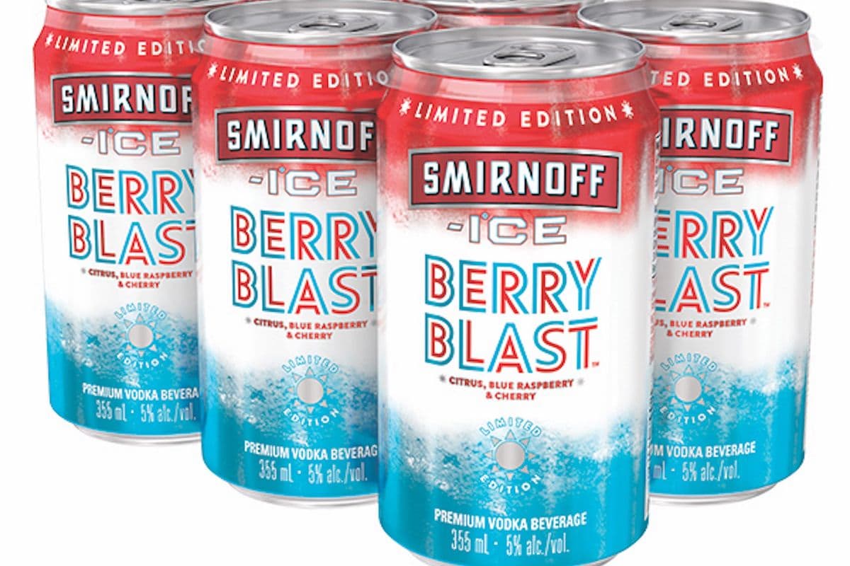 SMIRNOFF ICE BERRY BLAST 6 cans (6 x 355ml)