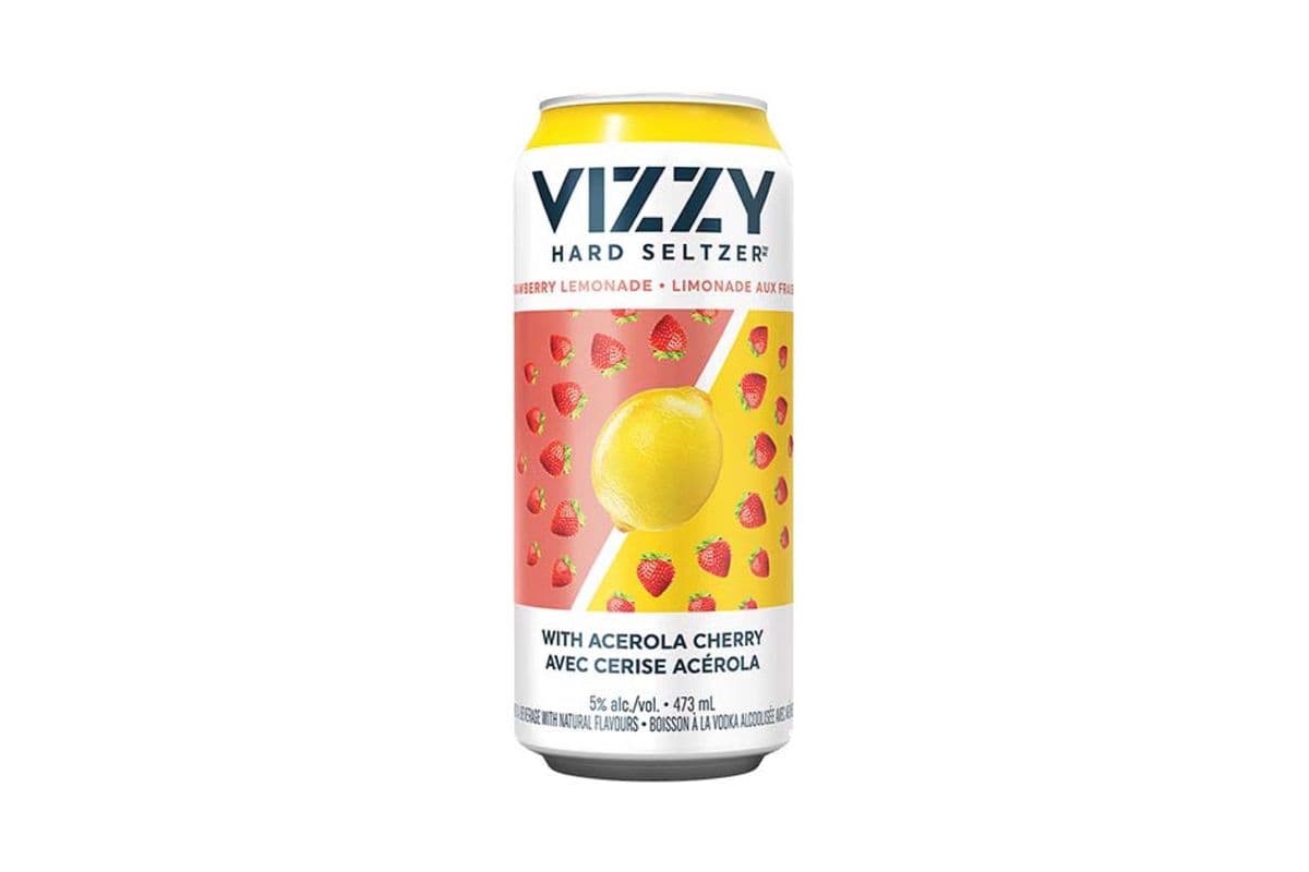 Vizzy Strawberry Lemonade Hard Seltzer (1 x 473mL Can)