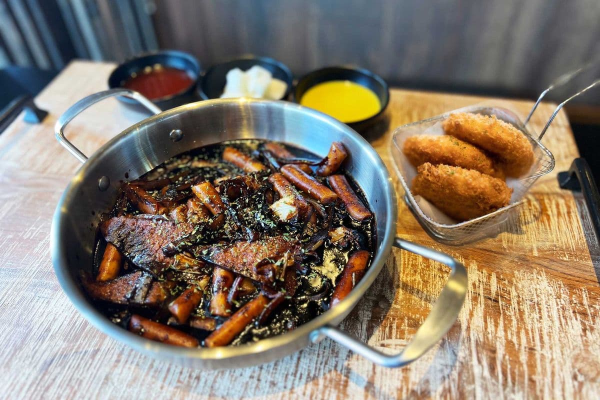 [Jjajang A] Jjajang Tteokbokki + Croquettes or Self-Rice Balls