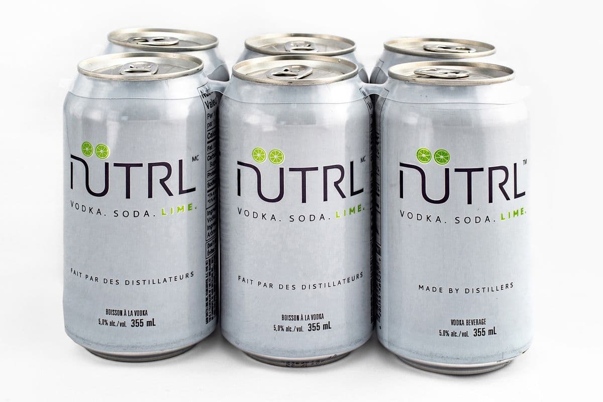 180150 Nutrl Vodka Soda Lime (6 x 355 ml)