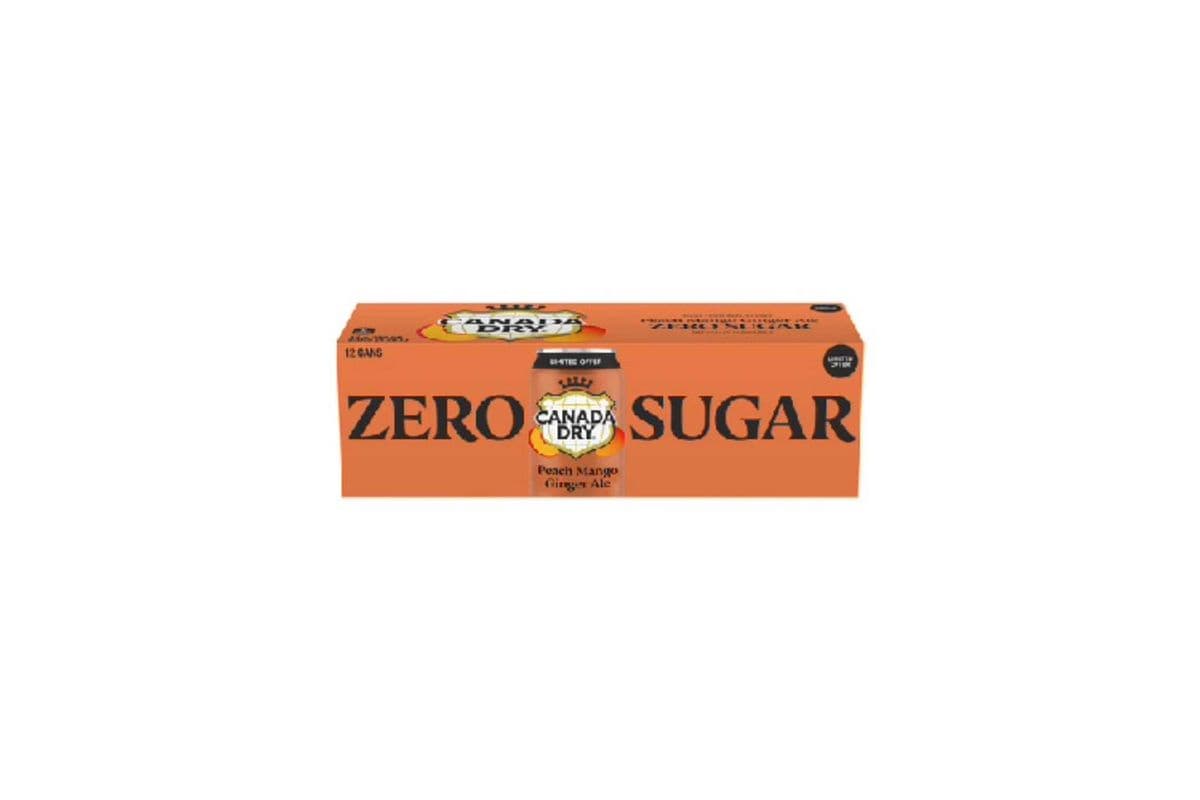 Canada Dry Peach Mango Zero 355ml (355ml)