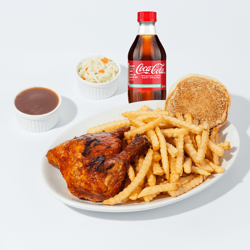 Quart de poulet Piri-Piri + 1 Coca-Cola / Piri Piri Chicken Quarter + 1 Coca-Cola