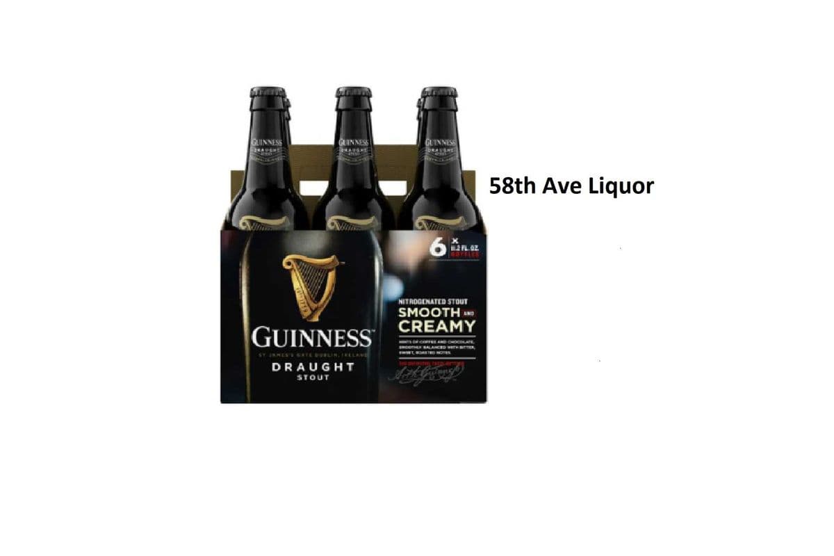 GUINNESS DRAUGHT 6 BOTTLES (1 x 6x330ML)