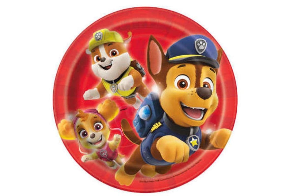 Paw Patrol Round 6.75" Dessert Plates (8 pcs)