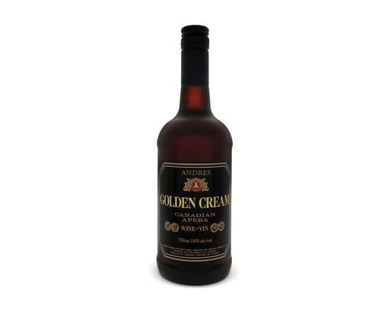 Andres Golden Cream Canadian Sherry, 750 ml