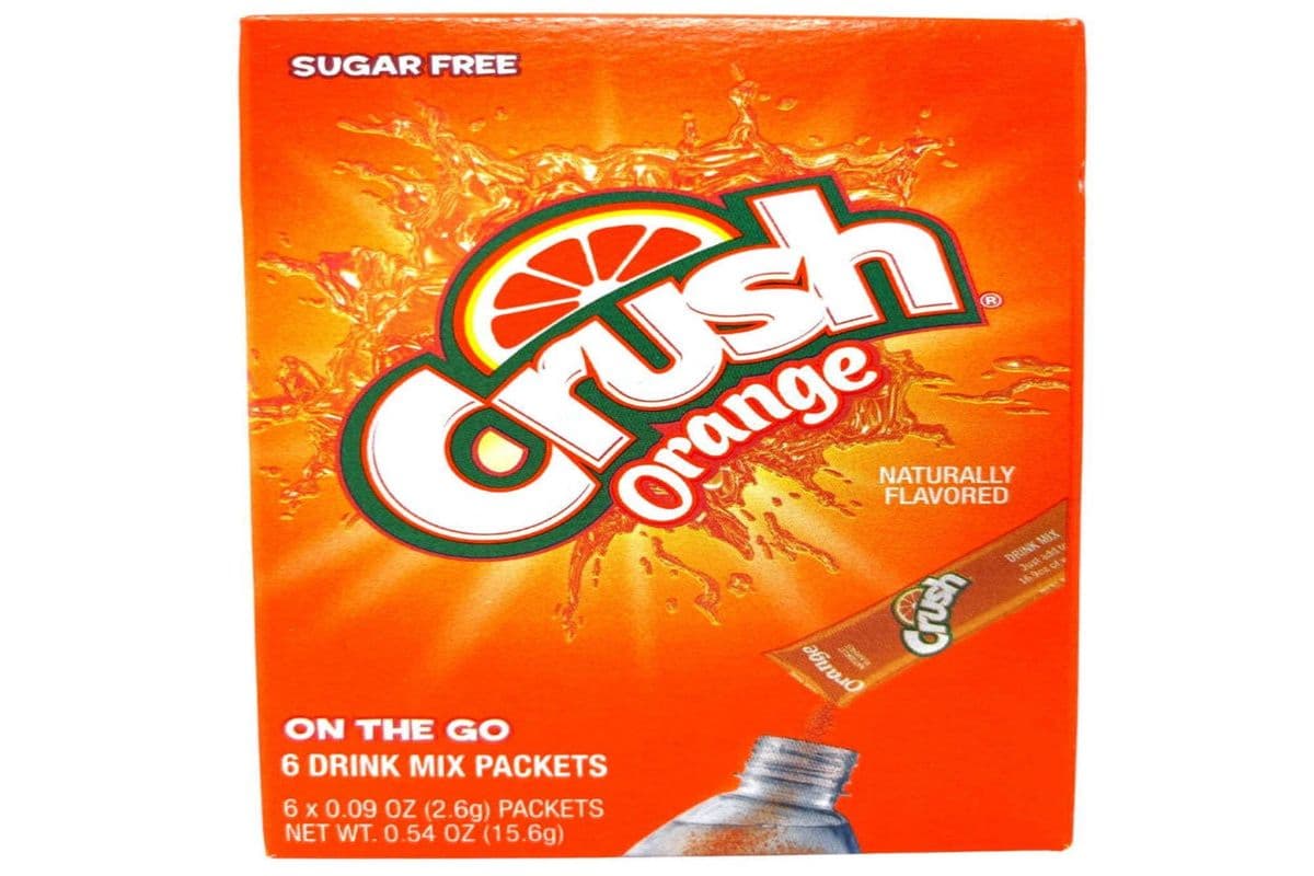 Singles to Go Crush Orange Zero Sugar (6packets)