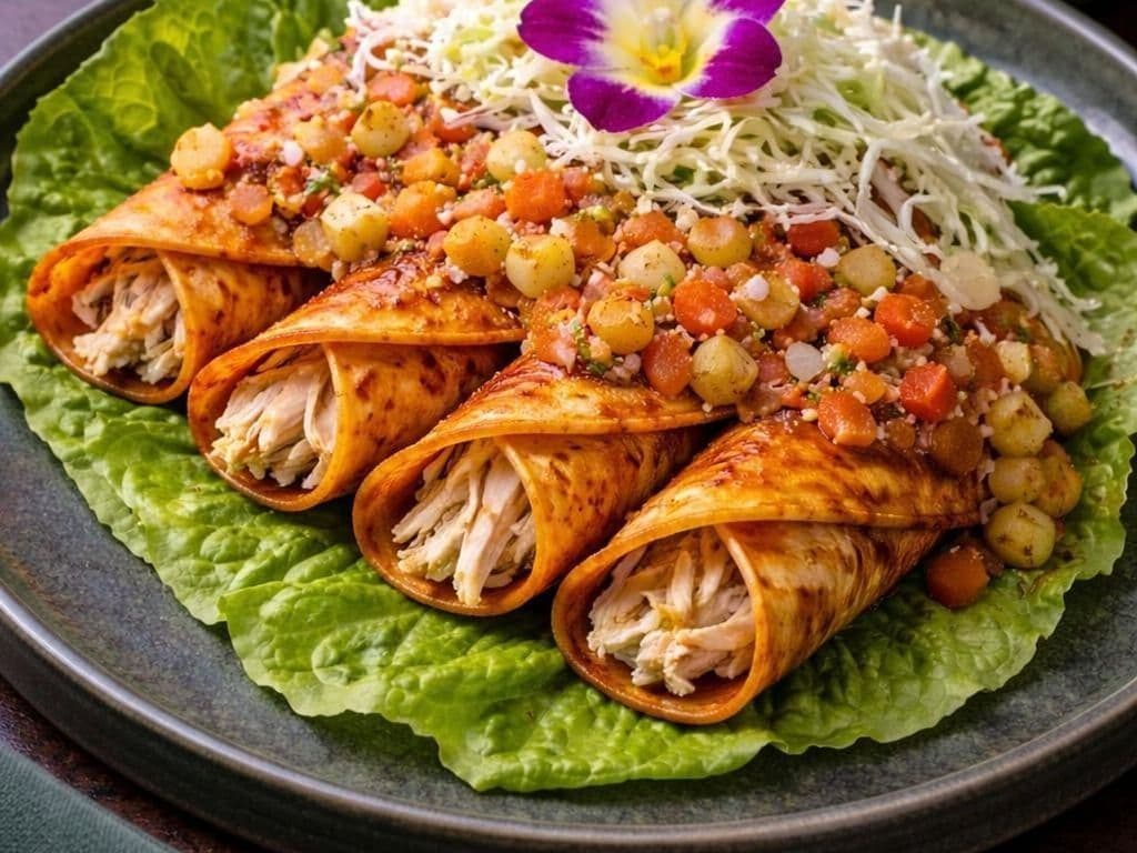 Traditional Michoacán Chicken Enchiladas
