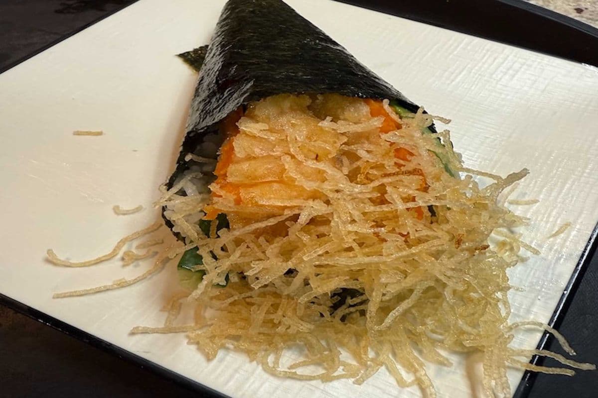103. Yam Tempura Temaki