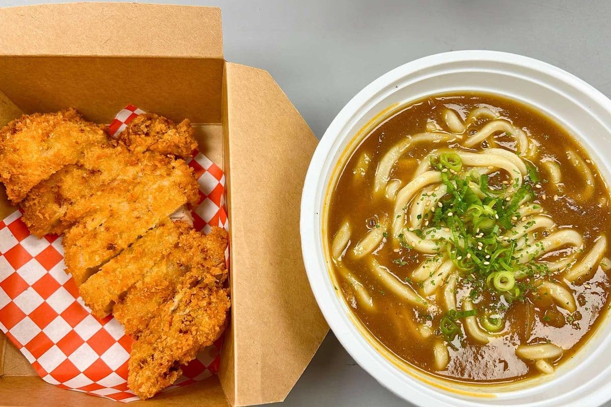 Pork Katsu Curry Udon Noodles