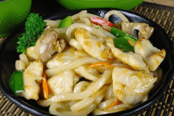 Chicken Fried Udon