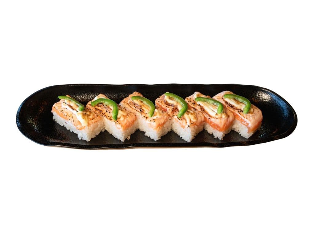 Seared Salmon Oshi