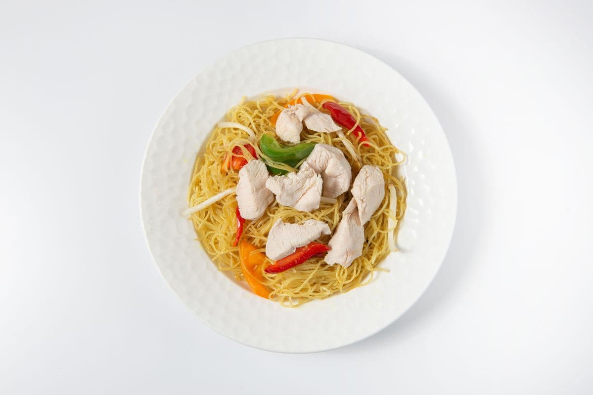 Nouilles Singapour au poulet