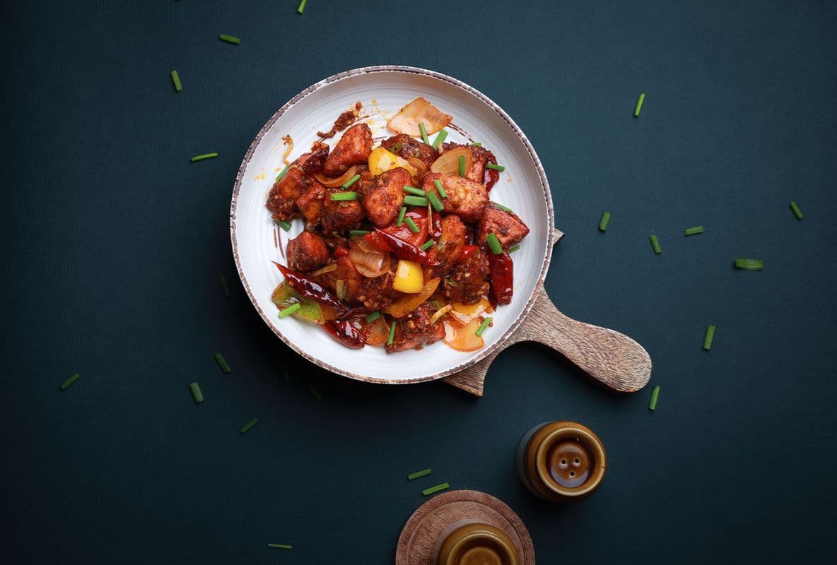 Tangra Chilli Paneer / Tangra Chilli Paneer