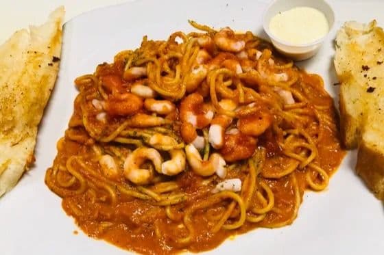 72. Spaghetti with Shrimp