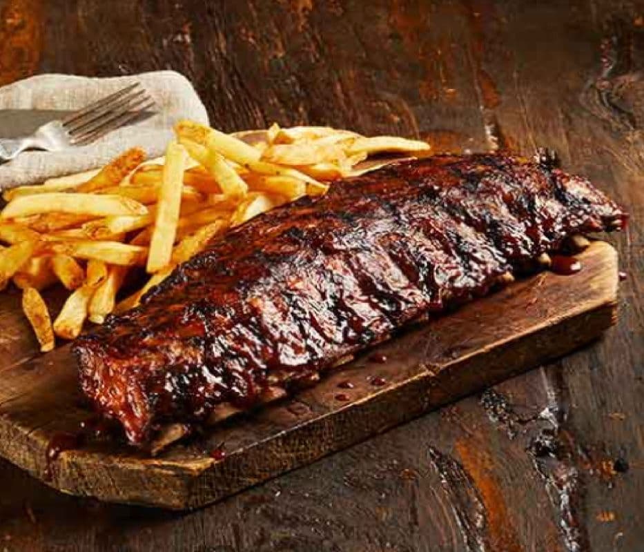 Full Rack BBQ Back Ribs
