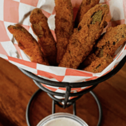 Gluten Free Breaded Pickle Spears / Gluten Free Breaded Pickle Spears