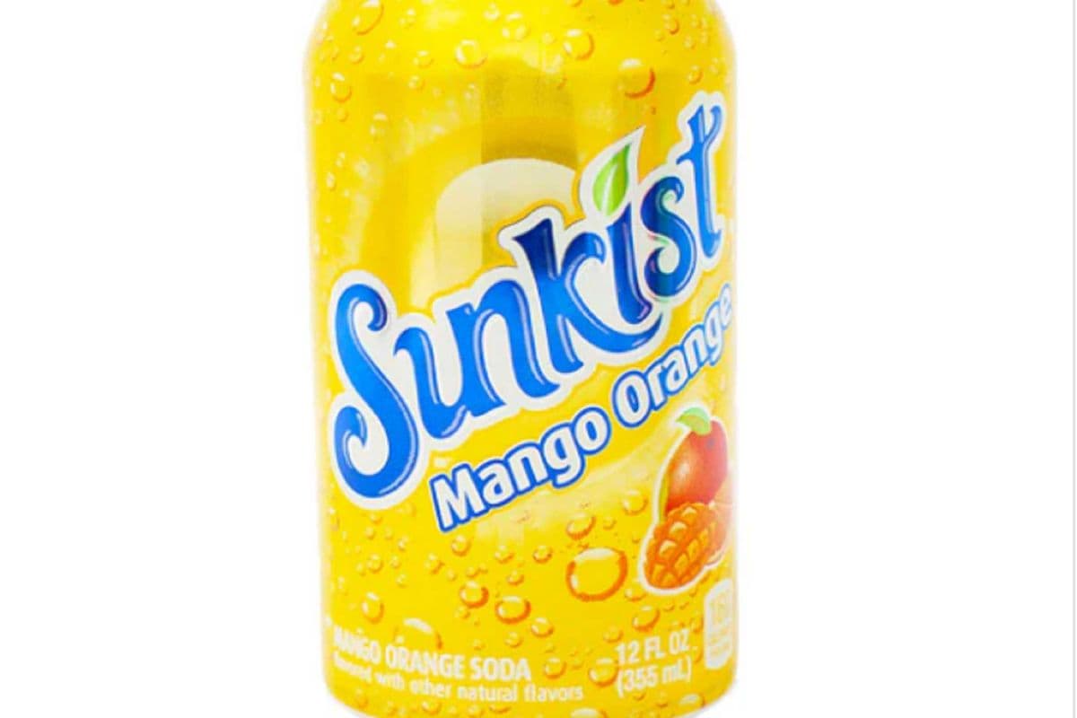Sunkist Mango Orange Soda 355mL USA Product (355 ml)