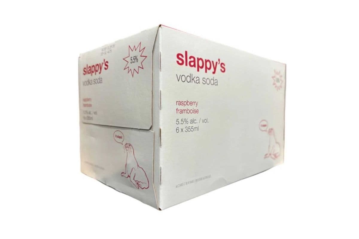 Slappys Raspberry 6 cans (1 x 6 x 355ml)