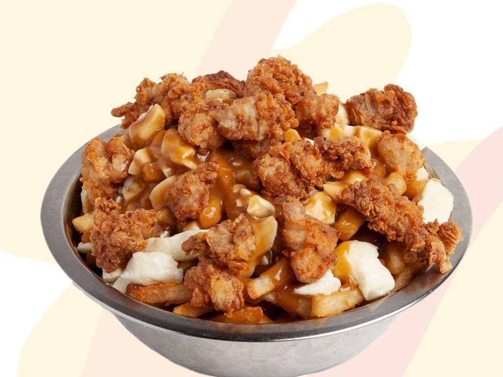 Poutine poulet Popcorn