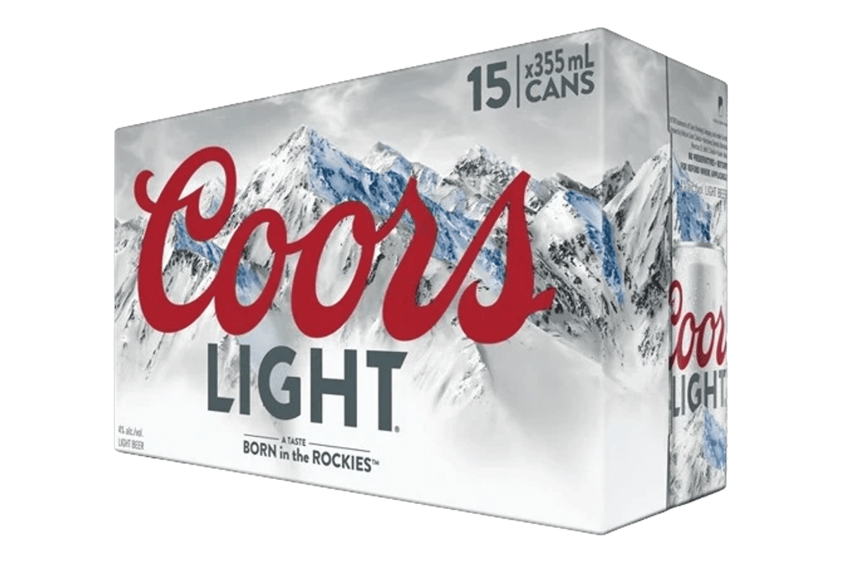 Coors Light 355ml 15pk Can