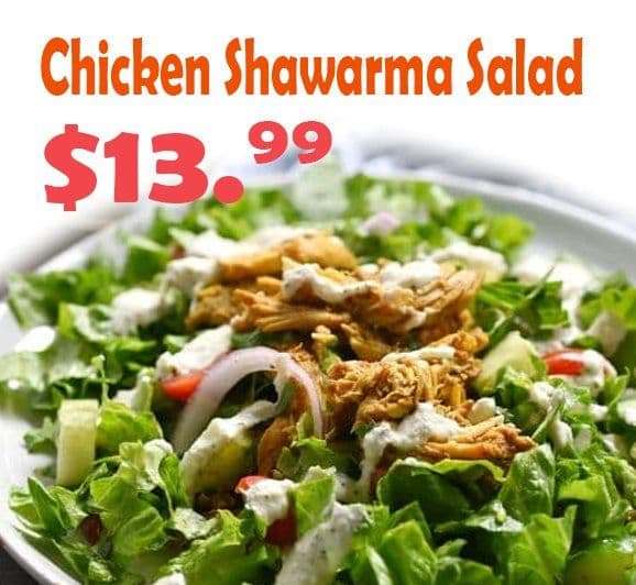 Chicken Shawarma Salad