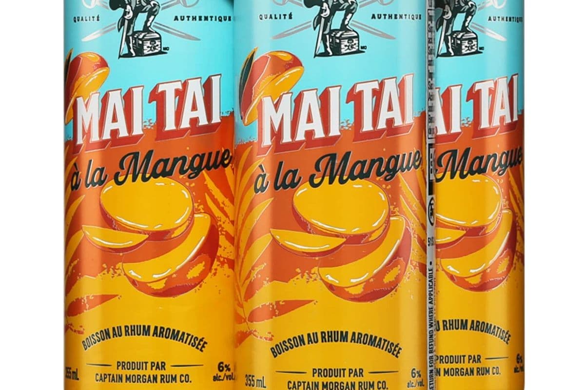 Captain Morgan Mango Mai Thai Cans (4 x 355ml)