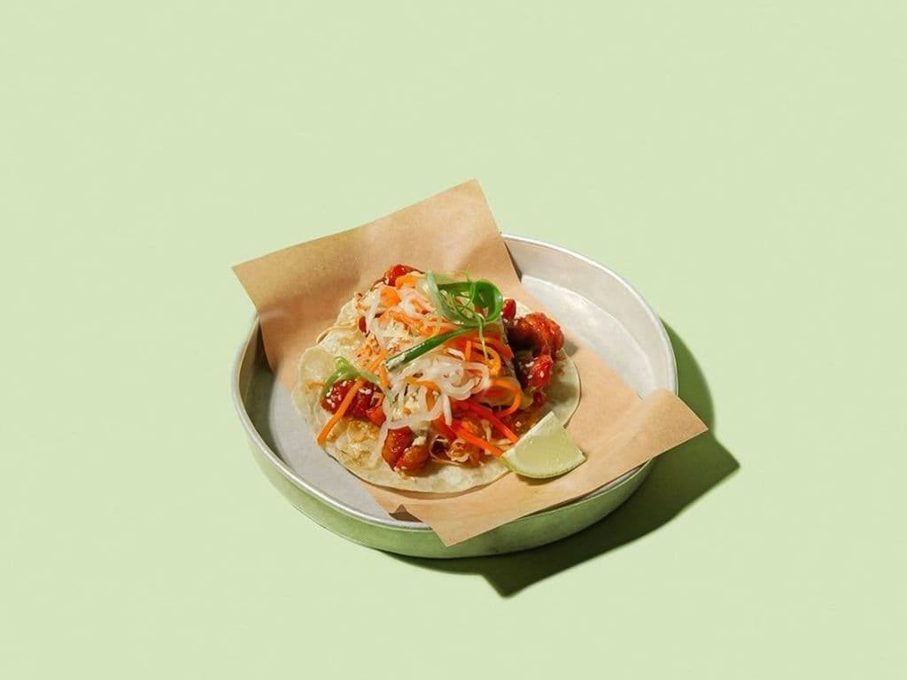 Vegan Gochujang Chickun Taco