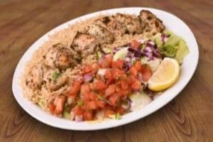 Chicken Breast Kabob Dinner