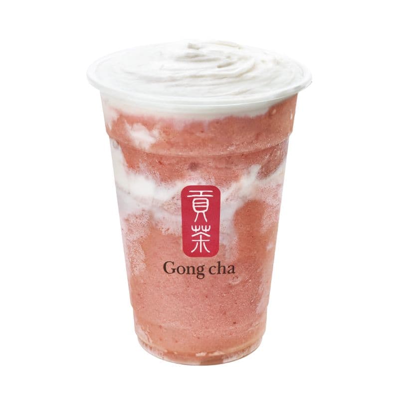 Strawberry Milk Foam Smoothie
