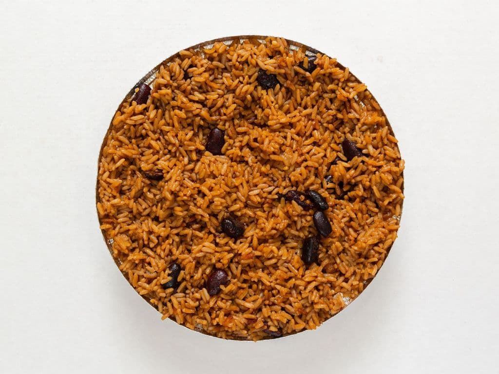 Rice and Peas  (Round Bowl)