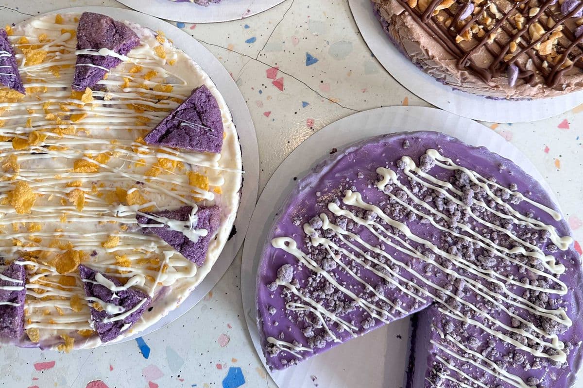 Ube Ice Cream Cake