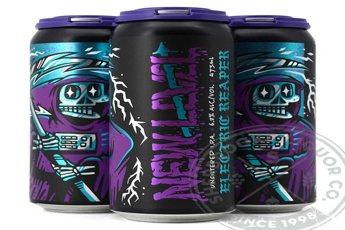 883955. CLS ELECTRIC REAPER UNFILTERED IPA CANS (1 x 4pc)