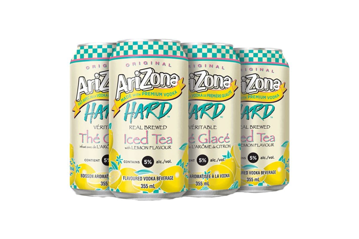 Arizona Hard Lemon Iced Tea (6 Cans) (1 x 355ml)