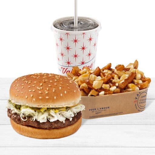 Trio hamburger & poutine