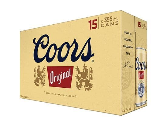 Coors Original 15can, 355mL domestic (5.0% ABV)