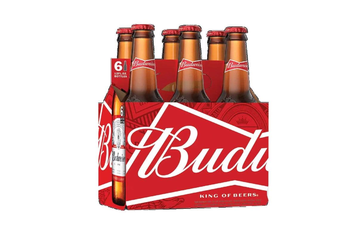 Budweiser (6 Pack Bottles) (6 x 341ml)