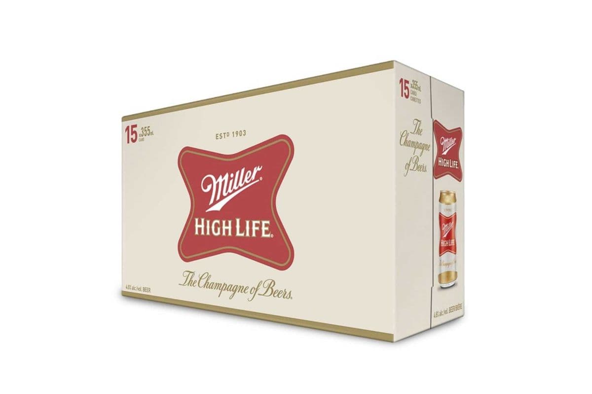 Miller High Life (15 Cans) (15 x 355ml)
