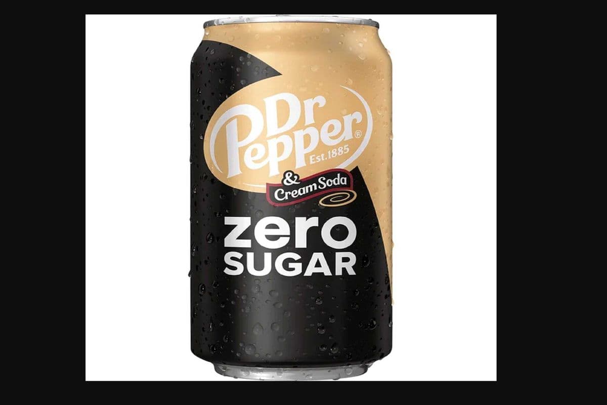 Dr. Pepper & Cream Soda Zero Can USA Product (355 ml)