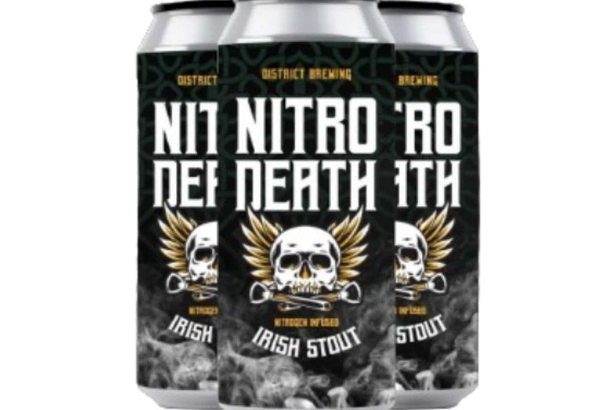 DISTRICT- Nitro Death - Irish Stout (4 x 473ML)