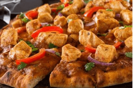 Butter Chicken Pizza