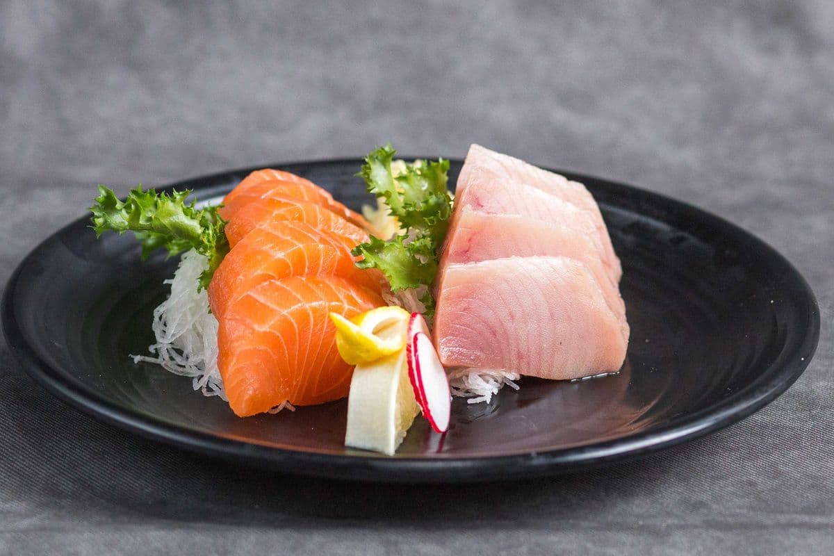 Tuna and Salmon Sashimi