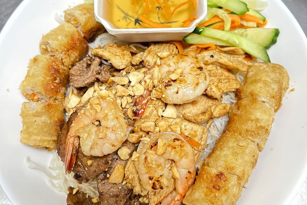 48. The Wok Special Satay Vermicelli (2 Rolls)