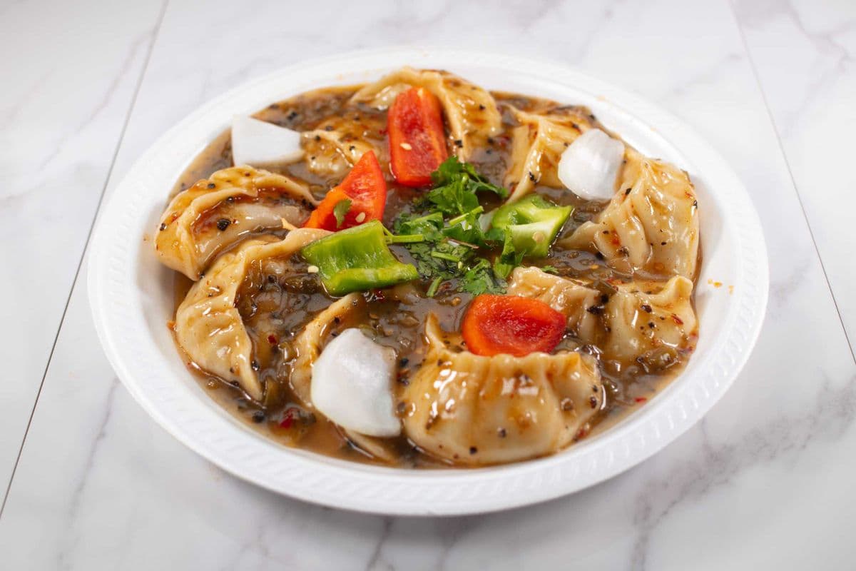 Sweet Chilli Momos (10 pcs)
