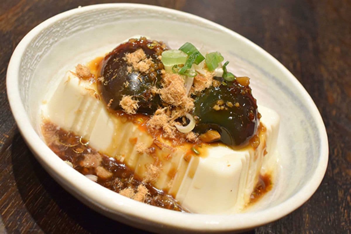 Tofu with Preserved Eggs 皮蛋豆腐