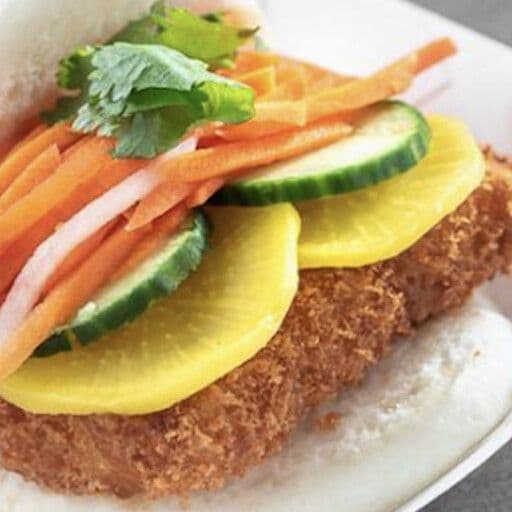 Panko Tofu Steamed Bao