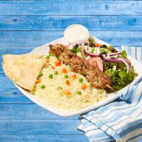 Pork Souvlaki Platter