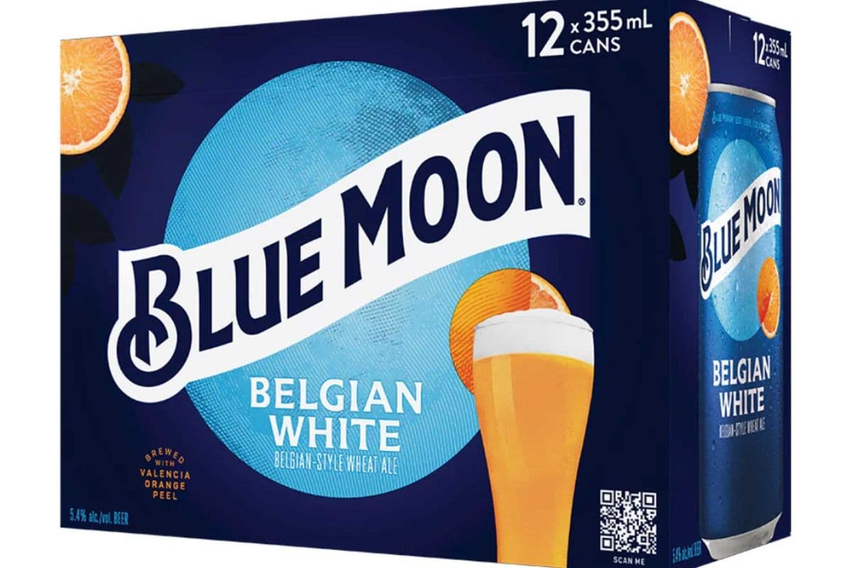 Blue Moon Belgian White Wheat Ale - 12x355mL Cans (12 x 355ml)