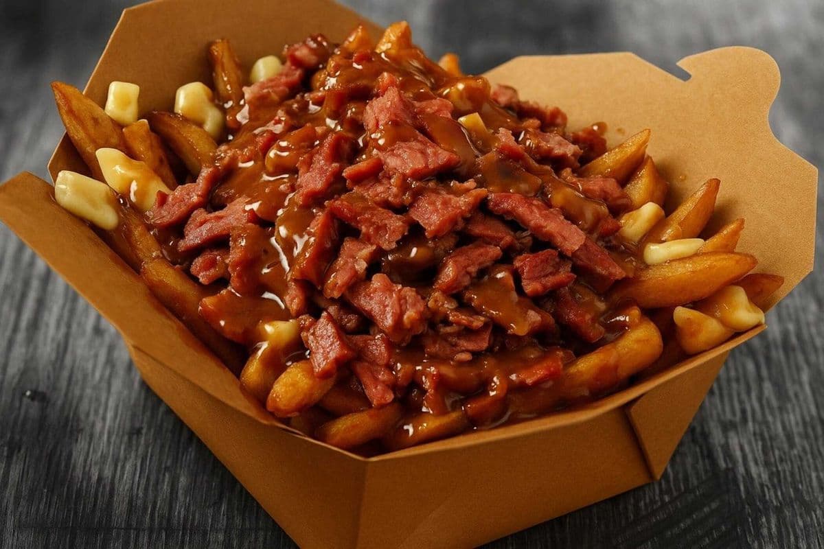 Poutin Viande Fumée / Smoked meat poutine (Grand/Moyen)
