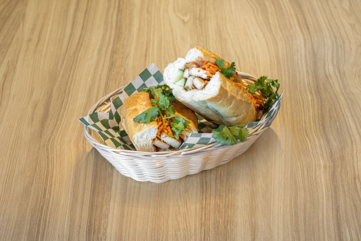53. Grilled Lemongrass Chicken or Grilled Pork or Grilled Beef Sub